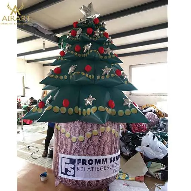 Christmas stars decoration inflatable Christmas tree, giant inflatable Christmas tree for party event