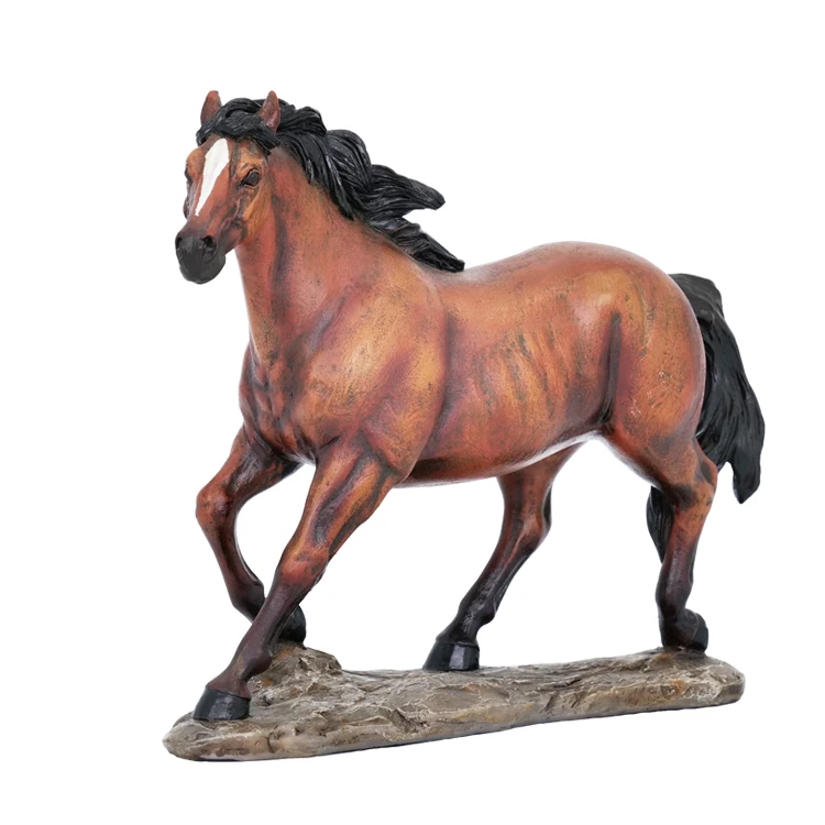 resin yellow running horse tnlp,Running horse pendulum ornaments,Custom animal pendulum ornaments