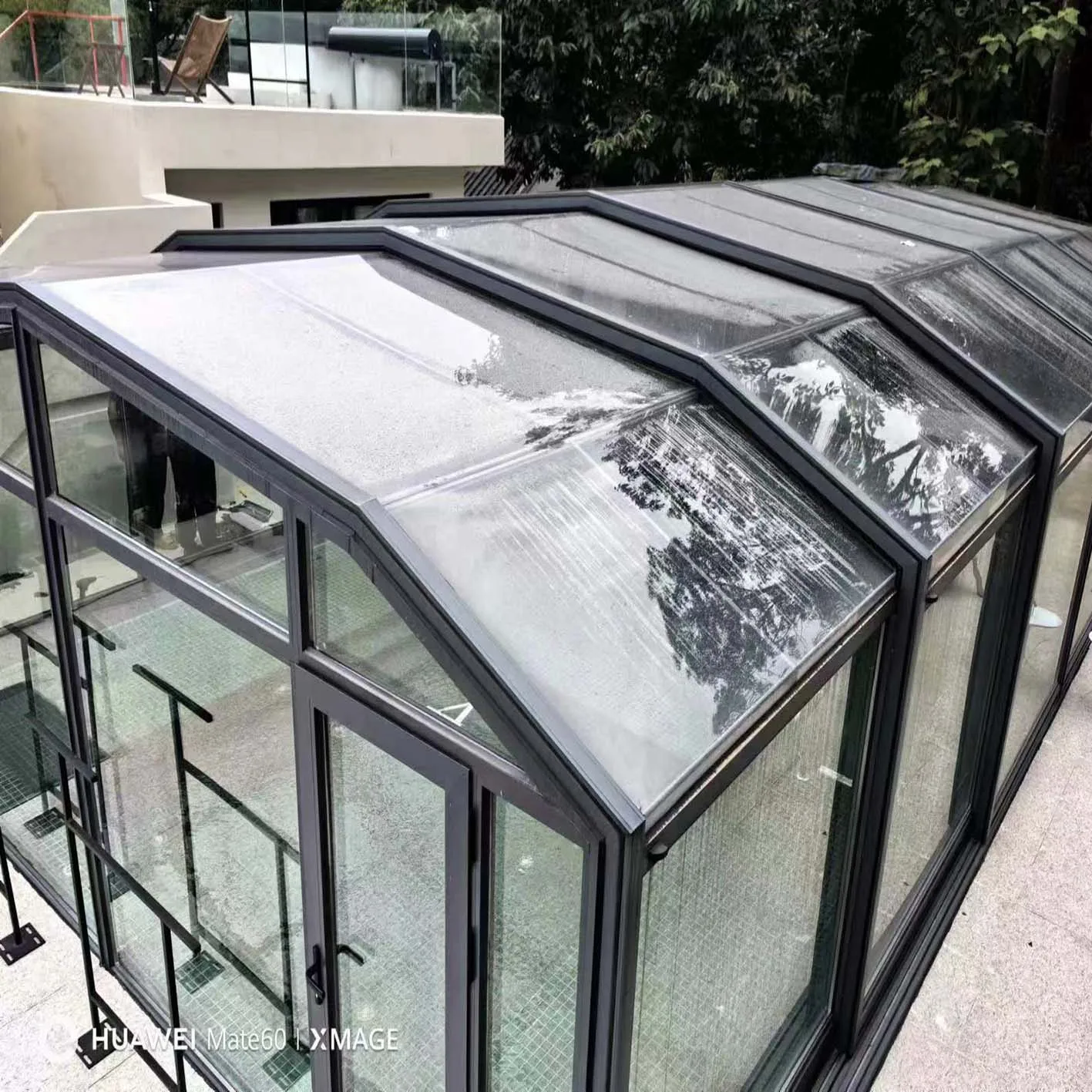 Aluminium alloy profile winter garden and glass house terrace system garden sun room