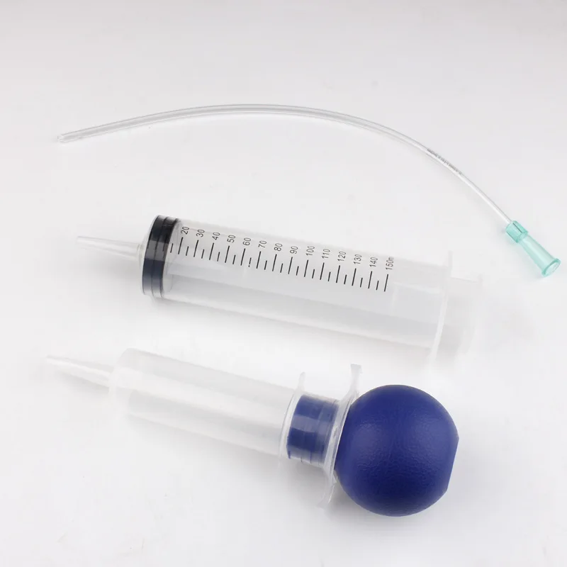 
high-quality veterinary use disposable Animal Bulb Syringe 10ml 20ml 30ml 60ml Irrigation syringe Feeding enema Syringe bulb 