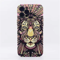 Luminous glow in the dark forest king mobile phone case embossed animal soft cover for iphone 14 pro max 13 12 11 x xr xs 7 8