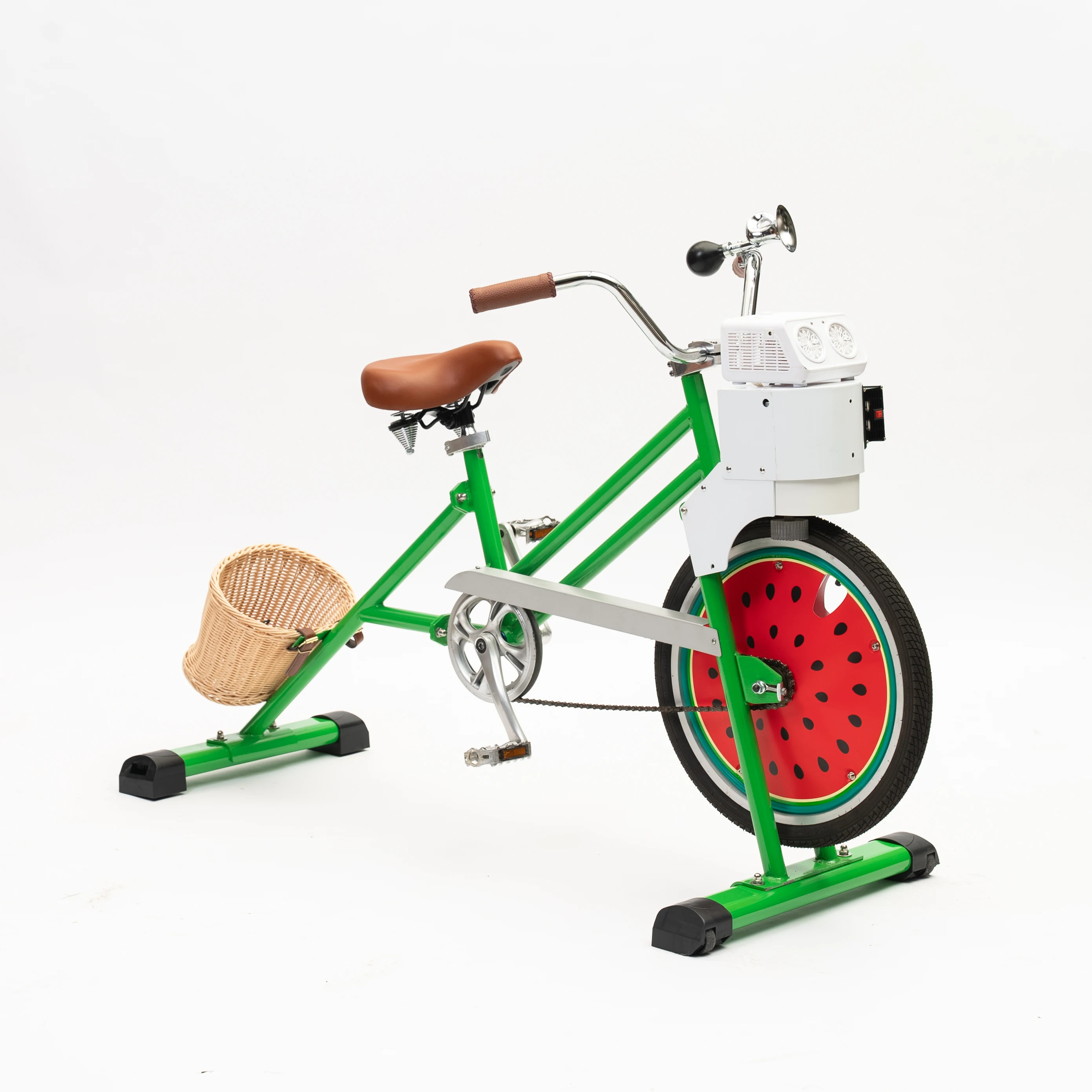 EXI aluminium bubble maker machine with bike advertisement generator chopper bicycle for kid bicycle amusement machine city bike