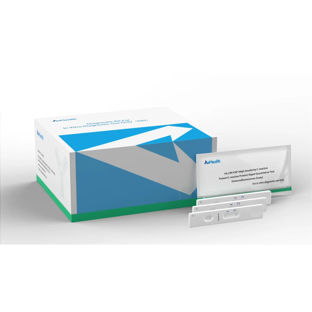 
HS-CRP/CRP test kit Rapid Test FIA Diagnostic Kit for POCT analyzer 