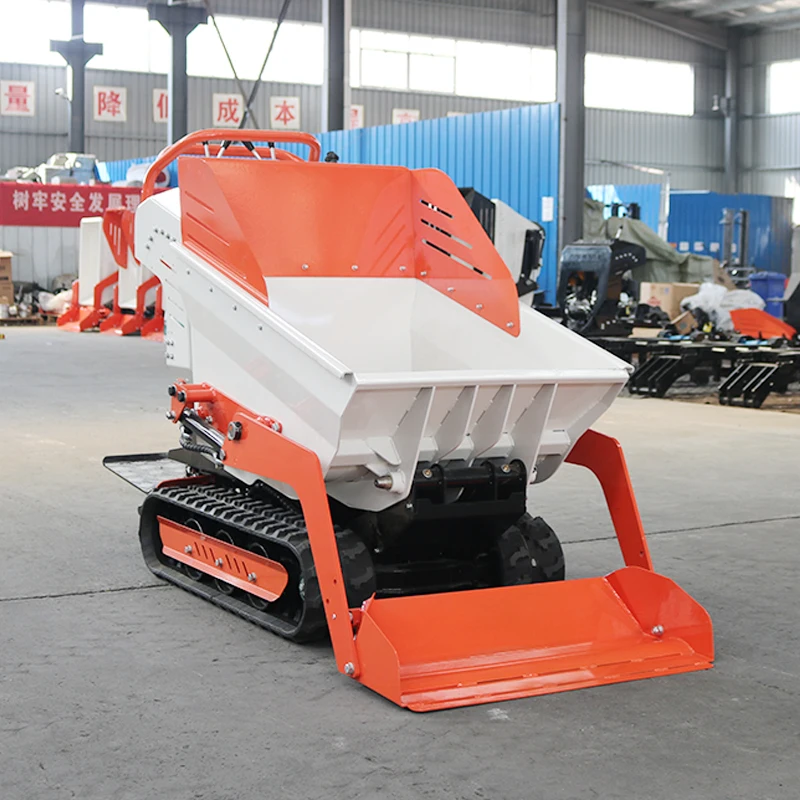 4x4 Compact Self-loading High Efficiency Max Loading Capacity 500 kg 800 kg Small Crawler Mini Dumper