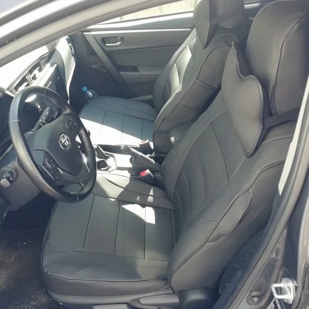  Полный комплект (10 шт.) кожаных чехлов для автомобильных сидений Toyota corolla аксессуары