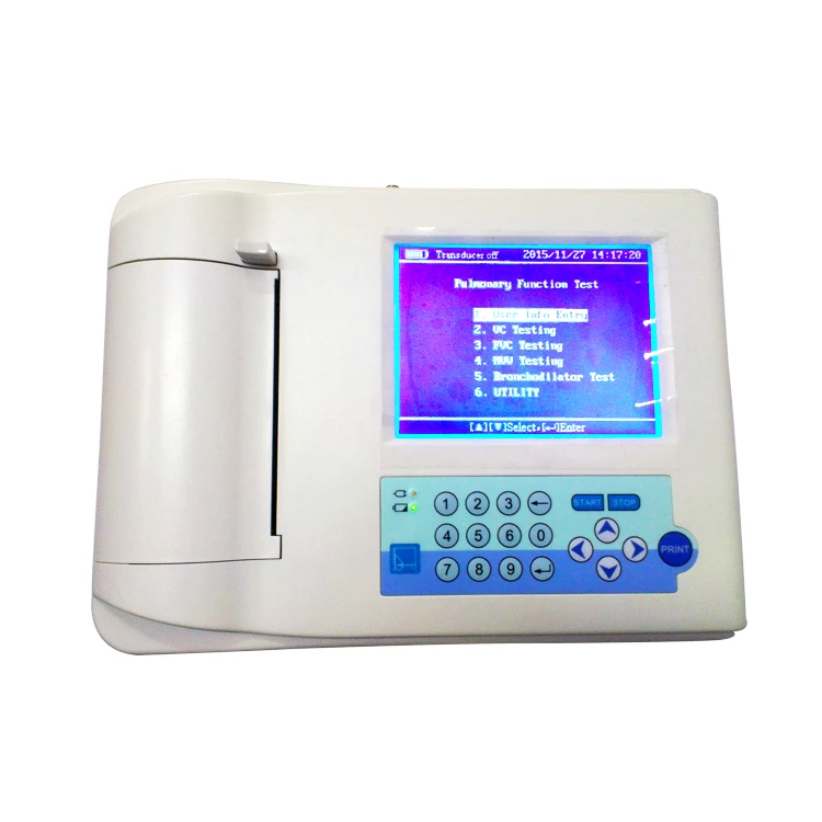 Medical spirometer digital Pulmonary Function Tester