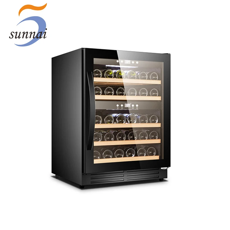 Sunnai Smart Compressor Refrigerated Wine Cooler Cellar Cabinet
