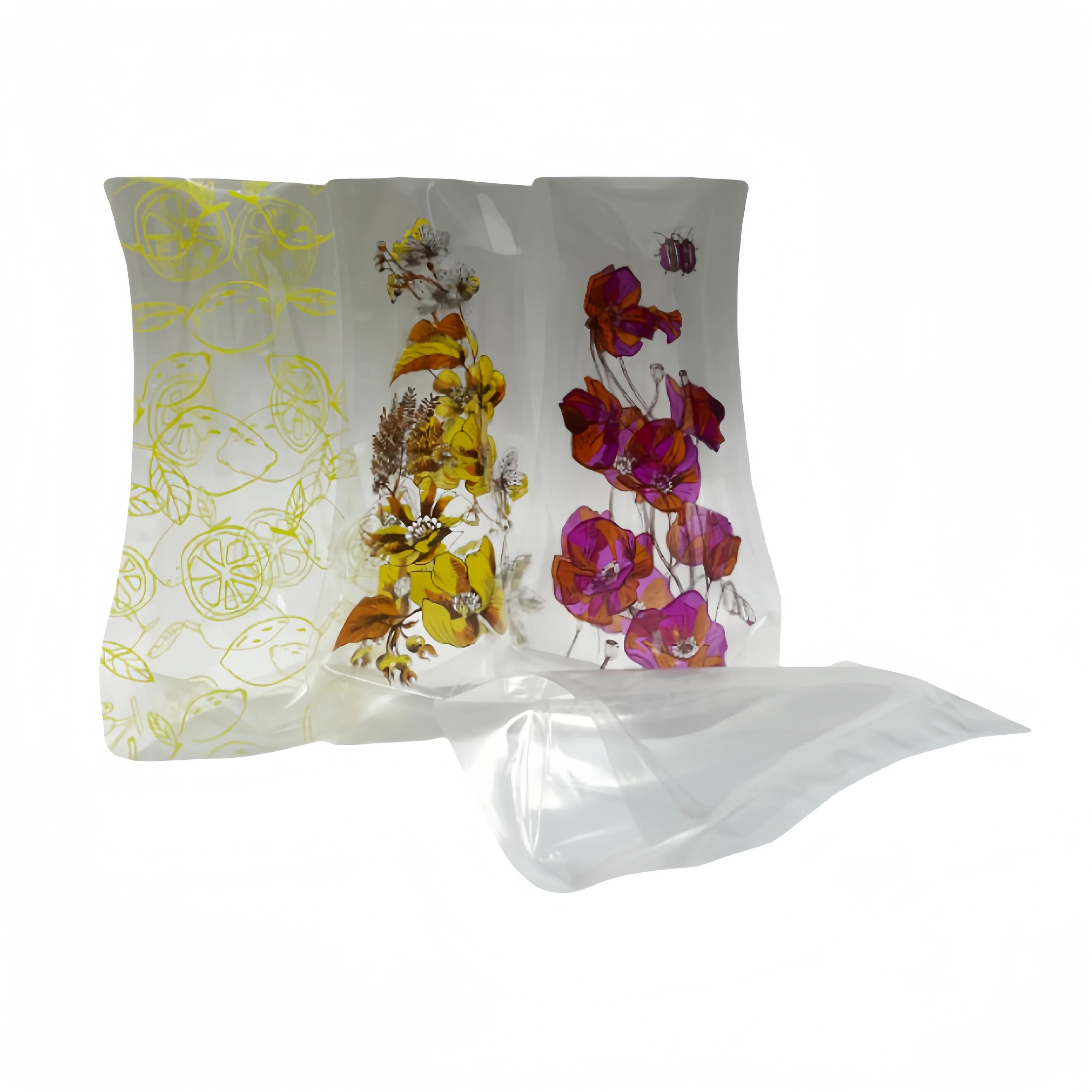 Рекламная складная пластиковая ваза с различными узорами для цветов дизайн на день рождения декоративная современная белой