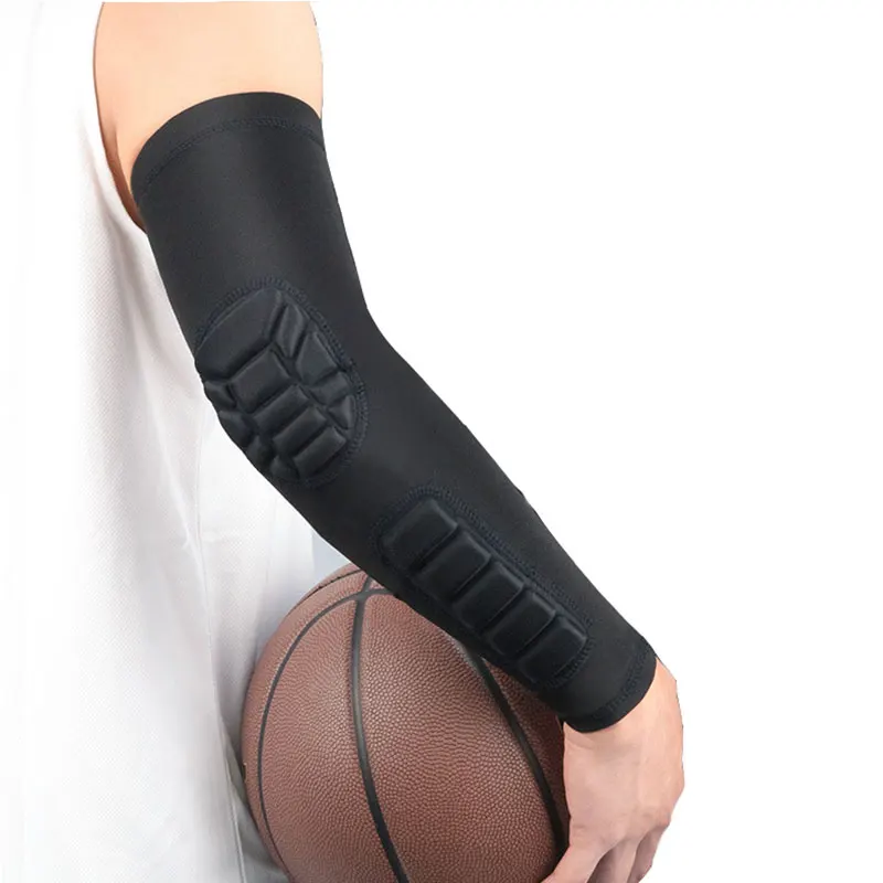 UV Protection Padding Basketball Compression Gaming Bicycle Roller Skate Football Arm Sleeve Elbow Pad Protection