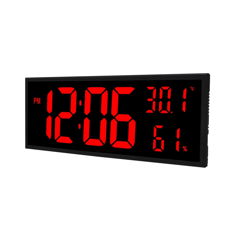 CHEETIE CP200 Home Decoration Time Date Alternate Display Desktop Calendar Clock With Alarm Clock
