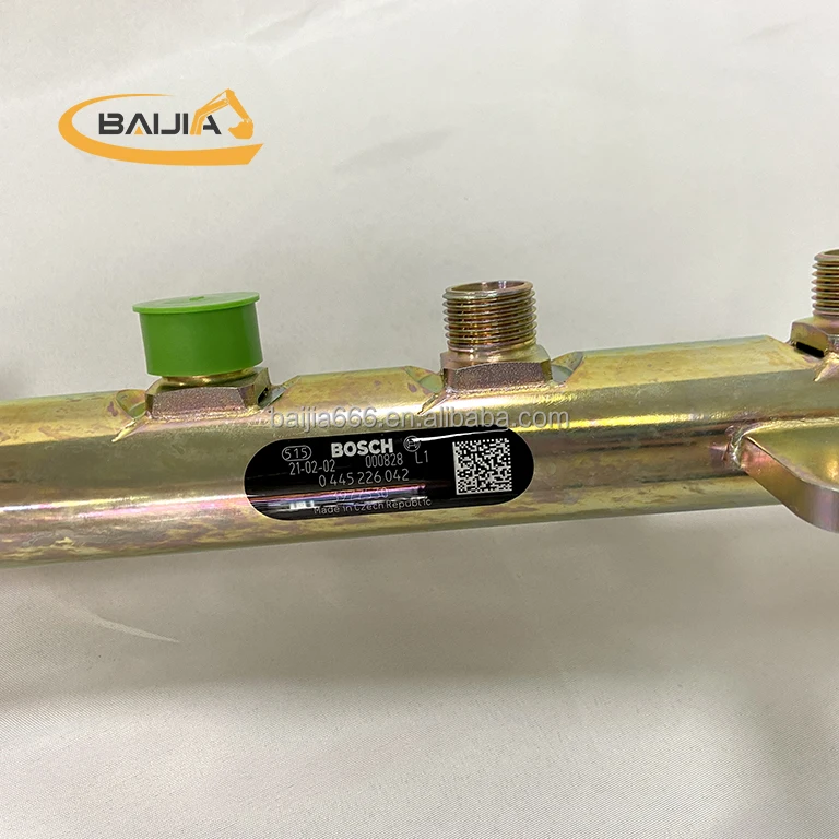 Genuine New PC200-8 Common Rail Assy 3977530 0445226042, 6D107 Fuel Manifold Assy 6754-71-1210 6754-71-1211