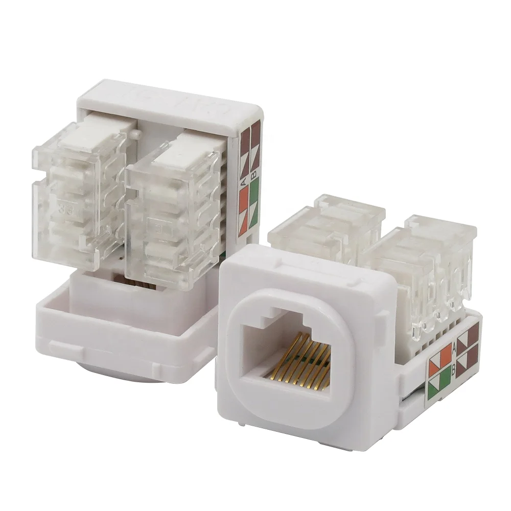 TM-8103 RJ45 Cat5e 8P8C Australia Clipsal 90 Degree Type Keystone Jack