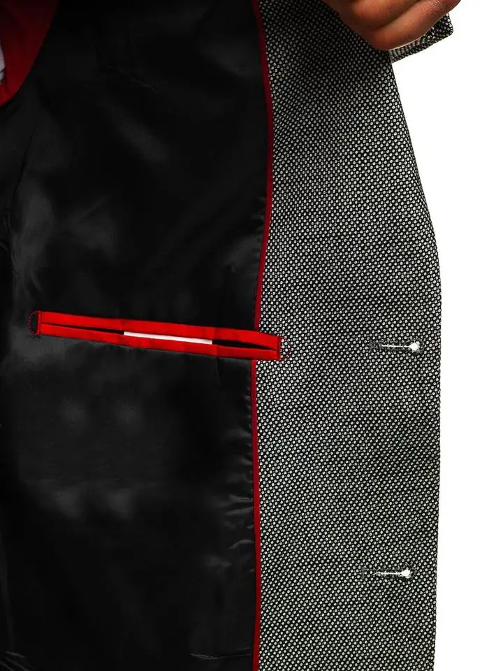 Fashion Hot sale High Quality Black Blazer Coat For Man  Turkish high quality  brand Low MOQ