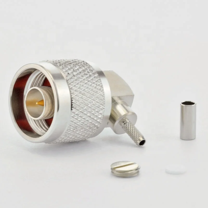 N прямоугольный Штекерный обжим для кабеля LMR100 RG174 RG188 RG316 rf коаксиальные