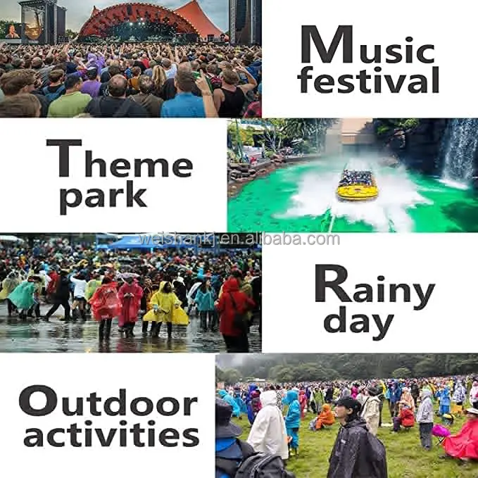EVA PVC Rain Poncho Cheap Custom Raincoat With Logo Womens Knitted Clear Plastic Ponchos Men Waterproof Ponchos Para Lluvia