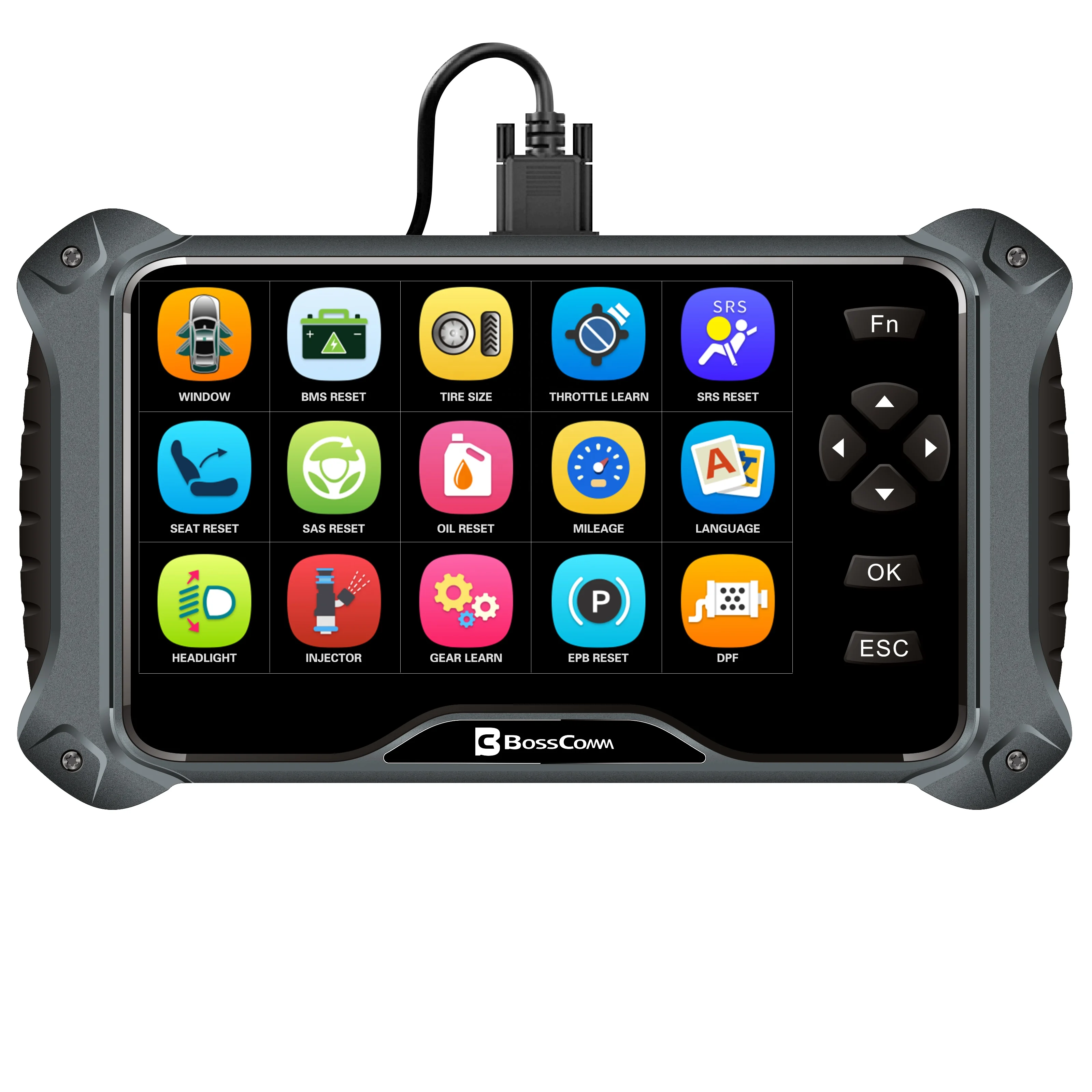 OBD2 Scanner Code Reader for ABS SRS Engine Transmission Car Diagnostic Tool, WiFi Free Lifetime Update Scan Tool with Carry Bag