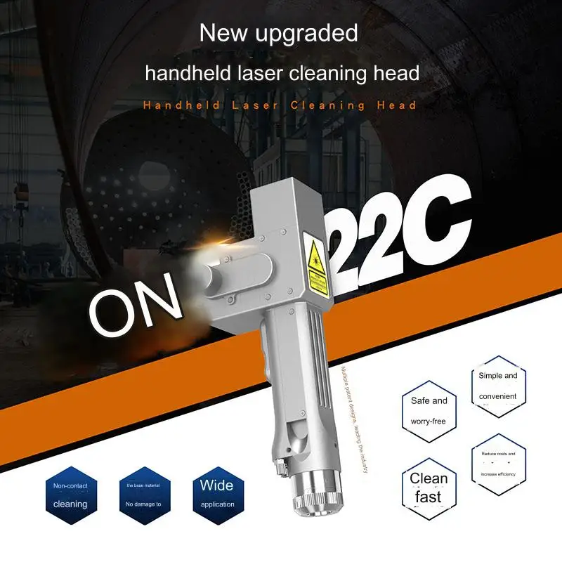 2000W Cleaning laser machine Rust Paint Dirty Removal cleaner  Dirt clean machine Everfoton Raycus Max RECI BWT