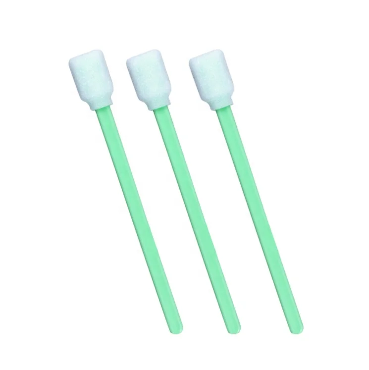 Dust-free sponge rod printer nozzles industrial wiping swabs UV printer swabs ink brush sponge rods