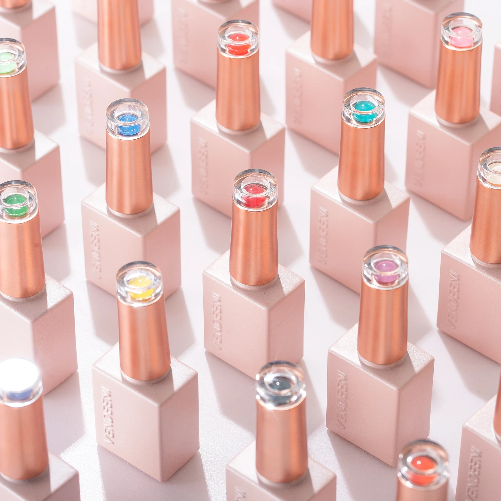 Custom logo OEM 144 Neon colors Kit Gel Nail Polish Soak Off Private Label Gel Polish Set Bottle and Packaging Gel Polish Set