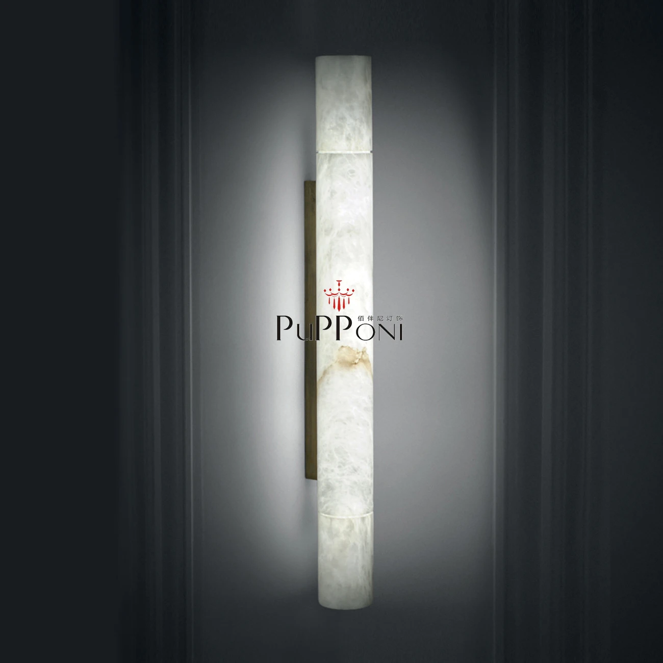 Alabaster Stone Lamp Nordic Modern Kitchen Island Pendant Light Linear Marble Chandelier