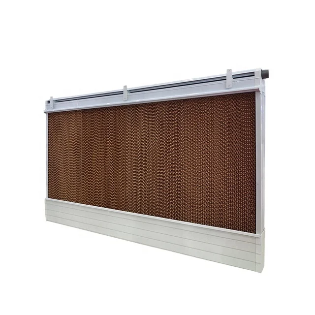 Source factory pvc frame 7090 honeycomb cooling pad for greenhouse and poultry farms air cooling system