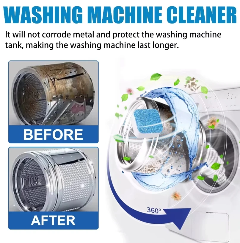 Descaler 24 Pack Deep Cleaning Tablets For Front Loader