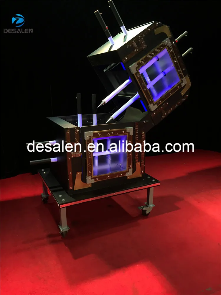 Лидер продаж 2020 профессиональная Световая трубка desalan через человеческое тело большая супер волшебная машина сценические иллюзии