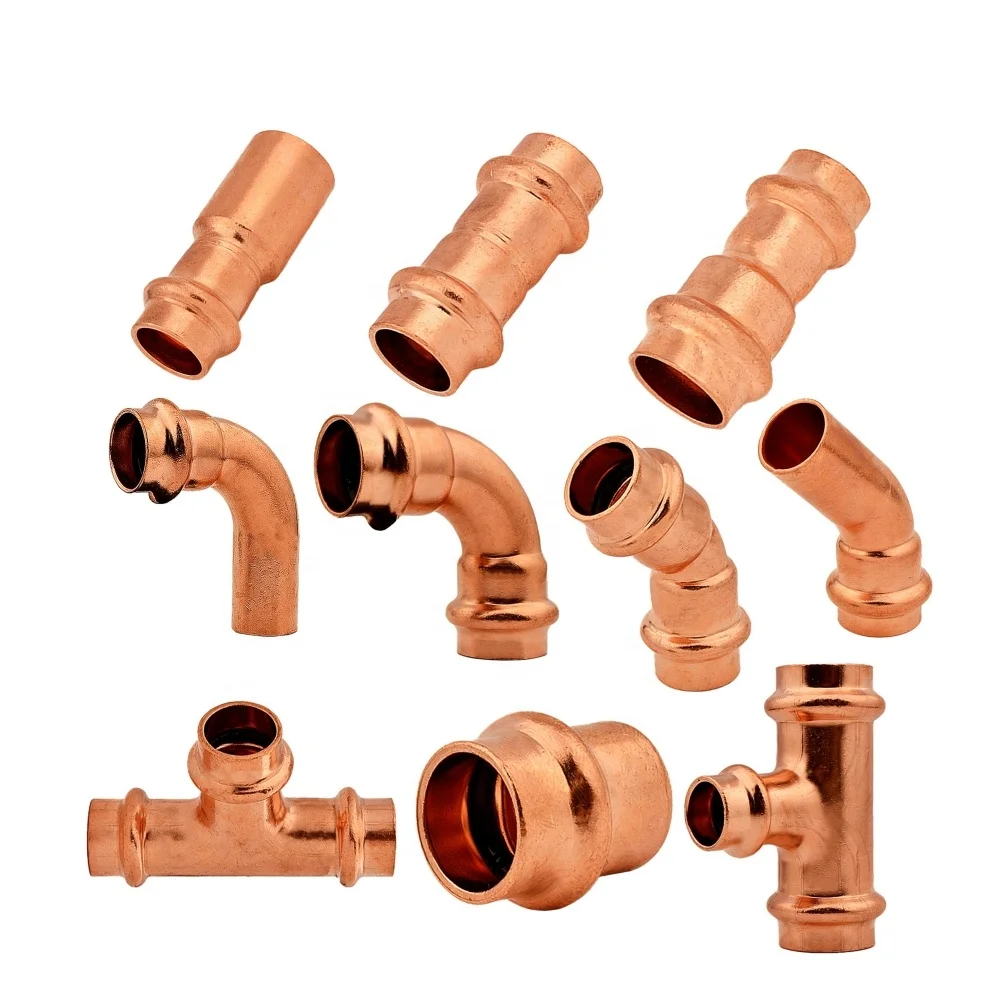 High Quality Copper Fittings Machine Manufacturing Press V Profile Copper Tube Fitting
