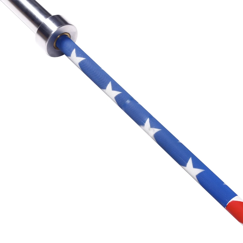 Custom Logo Free Weight Gym Equipment Strength Training 15/20 KG 2200MM Colorful Cerakote Weight Lifting Barbell Bar