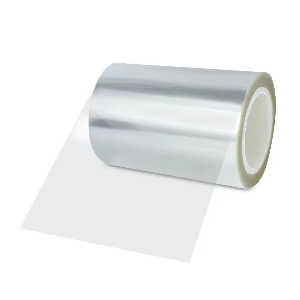Factory Wholesale Transparent PET Silicone  Release Film For Silk Screen Printing Super Matte  Film for Hot Melt Adhesive Powder