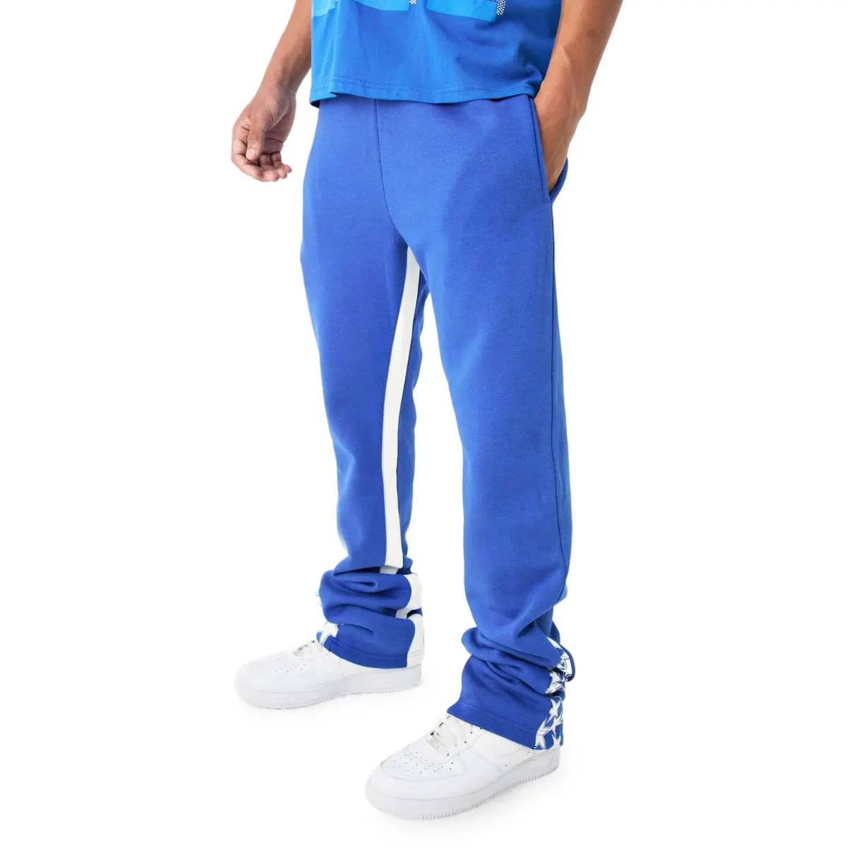 Gingtoo Wholesale Training Sweatpants Streetwear Custom Flared Sweat Pants Men