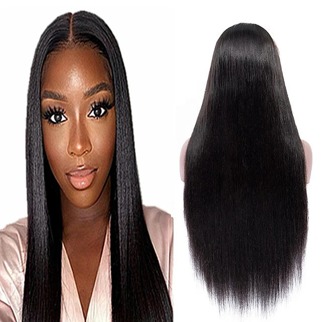 130% 150% 180% оптовая продажа 4x4 поставщики париков на сетке, 100% выровненный парик для кутикулы 4x4 натуральные бразильские парики из человеческих волос