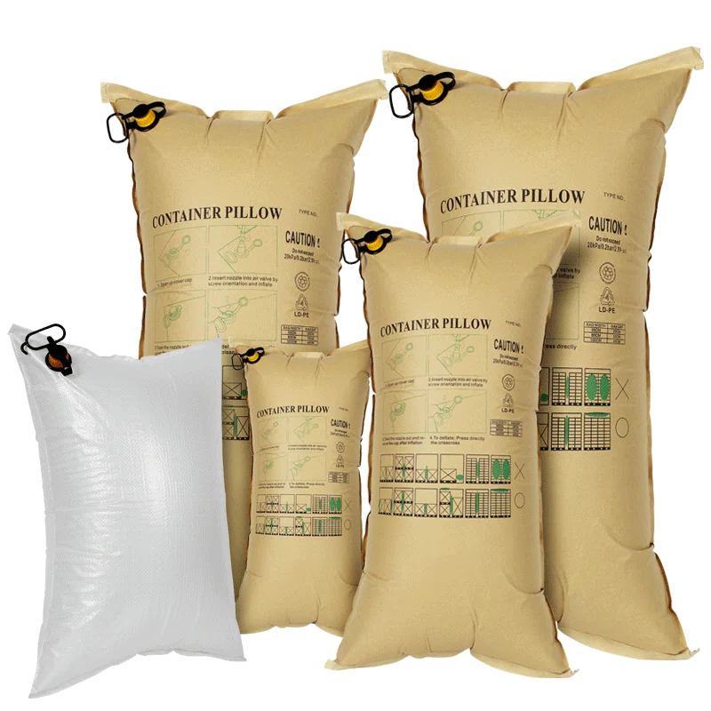High Qualtity Inflatable Kraft Paper Container Air Dunnage Bag For Shipping Transportation Goods Protection