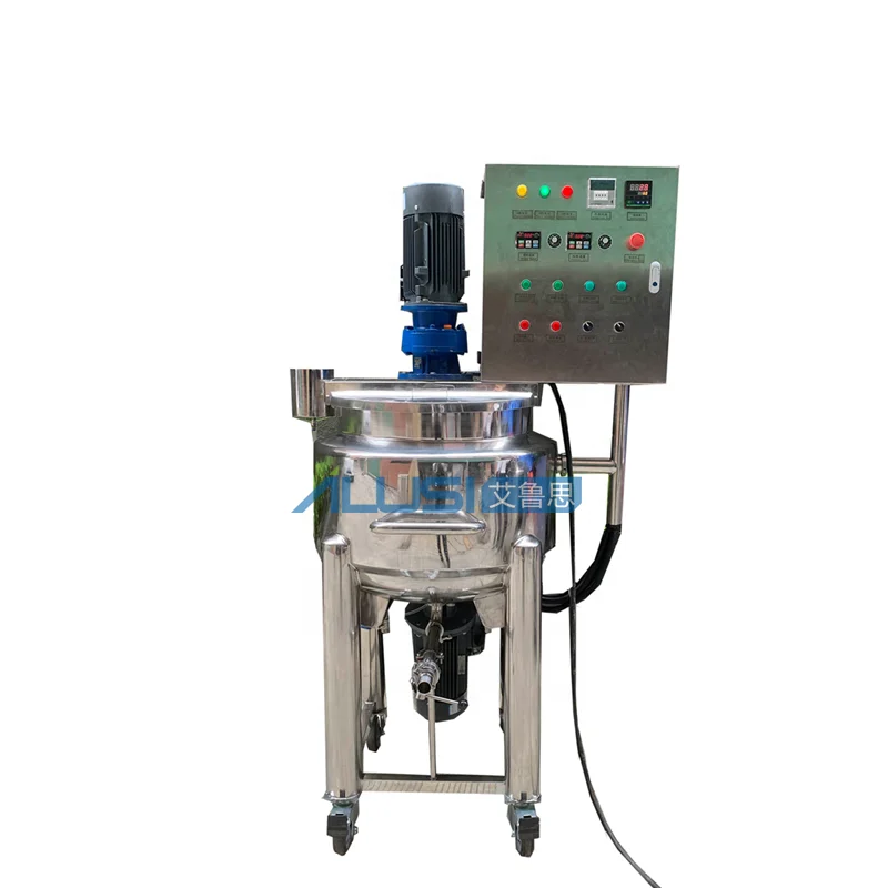 stainless steel mixing heating tank liquid detergent production equipment