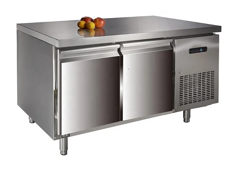 stainless steel counter table bakery 400*600 for hotel and restaurant GNTC800L2  220V/50HZ 250L