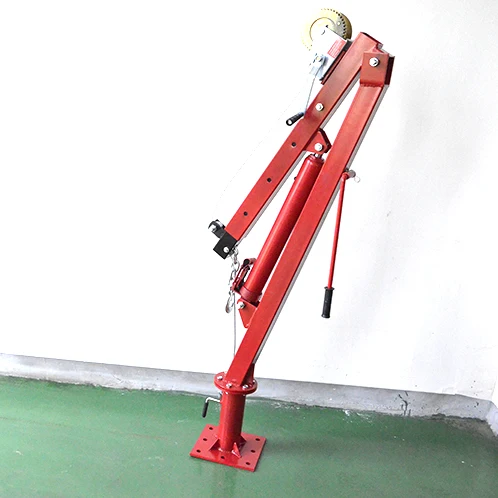 Small 1 ton folding removable car workshop crane