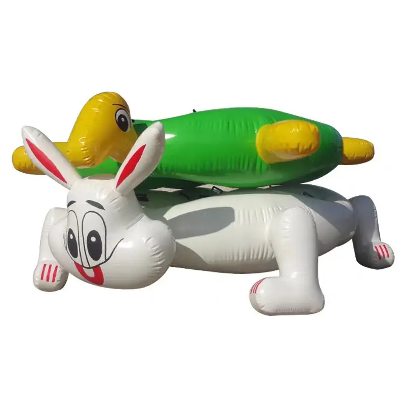 Customized Interactive Inflatable Sport Team Building Game Giant Inflatable Tortoise And Hare Race For Kids and Adults