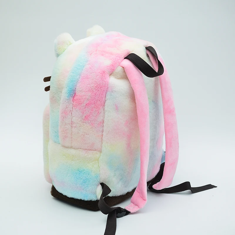 Cat anime pattern Custom High Quality Cute Multi-function Canvas University Student School Bags  Laptop Backpack