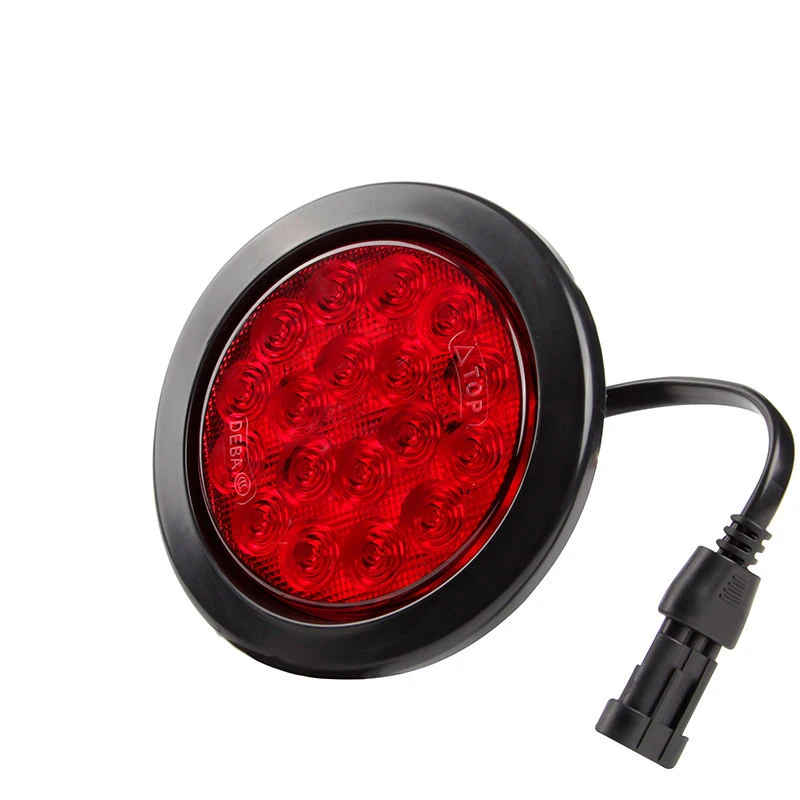 Auto lighting system Superior Quality 12V 24V 4 Inch Round White Automobile Reversing Light for Trucks Trailers Led Rear Lamp