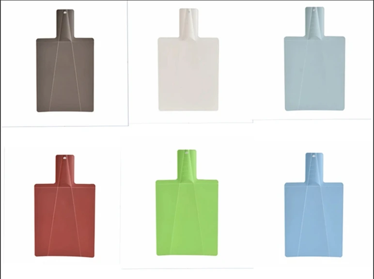 Multi-functional Kitchen New Design Plastic Folding Foldable Collapsible Chopping Board Block Cutting Board With Handle