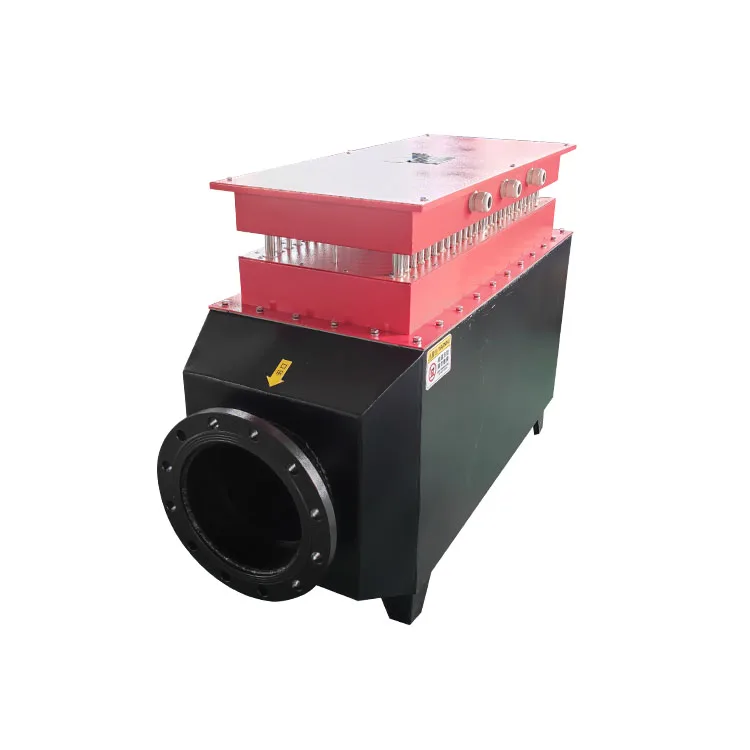 220v 380 industrial electric customized air heating air duct heater with fan circulating air duct heater