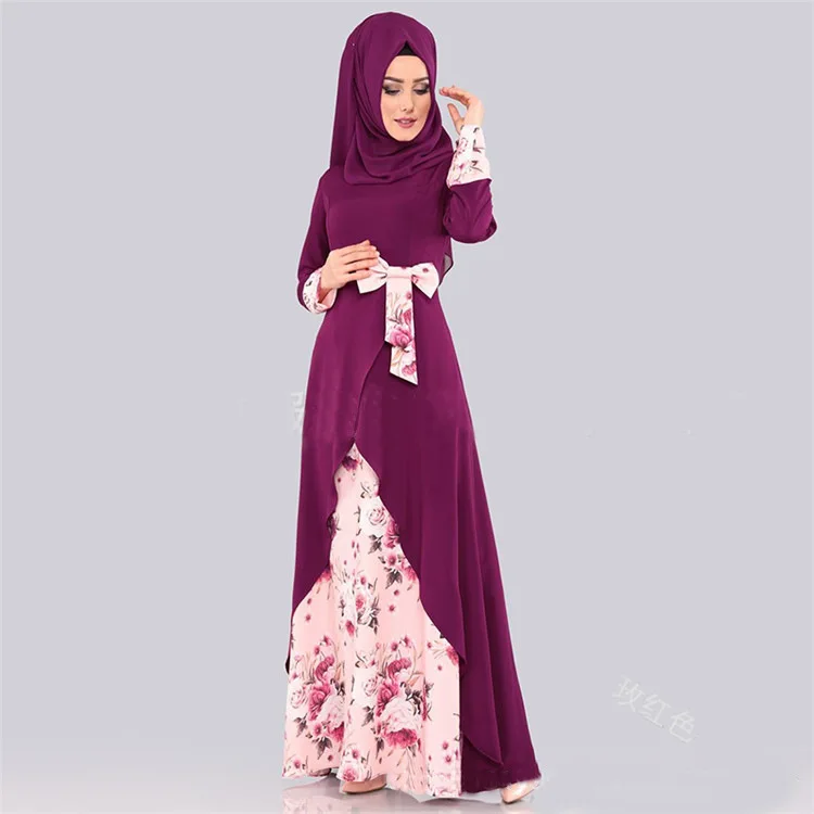 Wholesale Modern Fashion Islamic Clothing Turkey Evening Dresses Luxurious Sequined Skirt Abaya Kaftan Muslim Islamic Dress