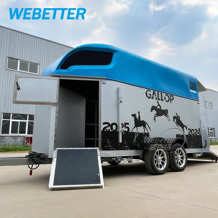 WEBETTER Traditional Series Two-Horse Trailer Australian Standard Horse Box Trailer For Sale