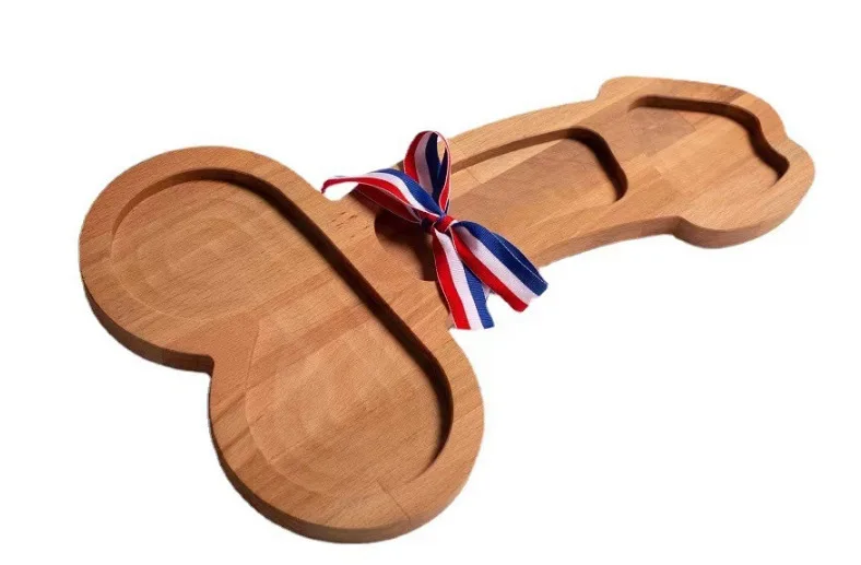 Fruit and Wine Plate Penis Shaped Cutting Charcuterie Board Aperitif Board For Bachelor Party Weeding Gift