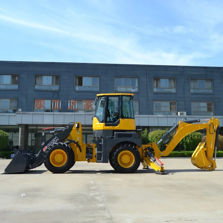 TOSH Farm Digger Backhoe Loader Tractor With Industrial Backhoe and Loader