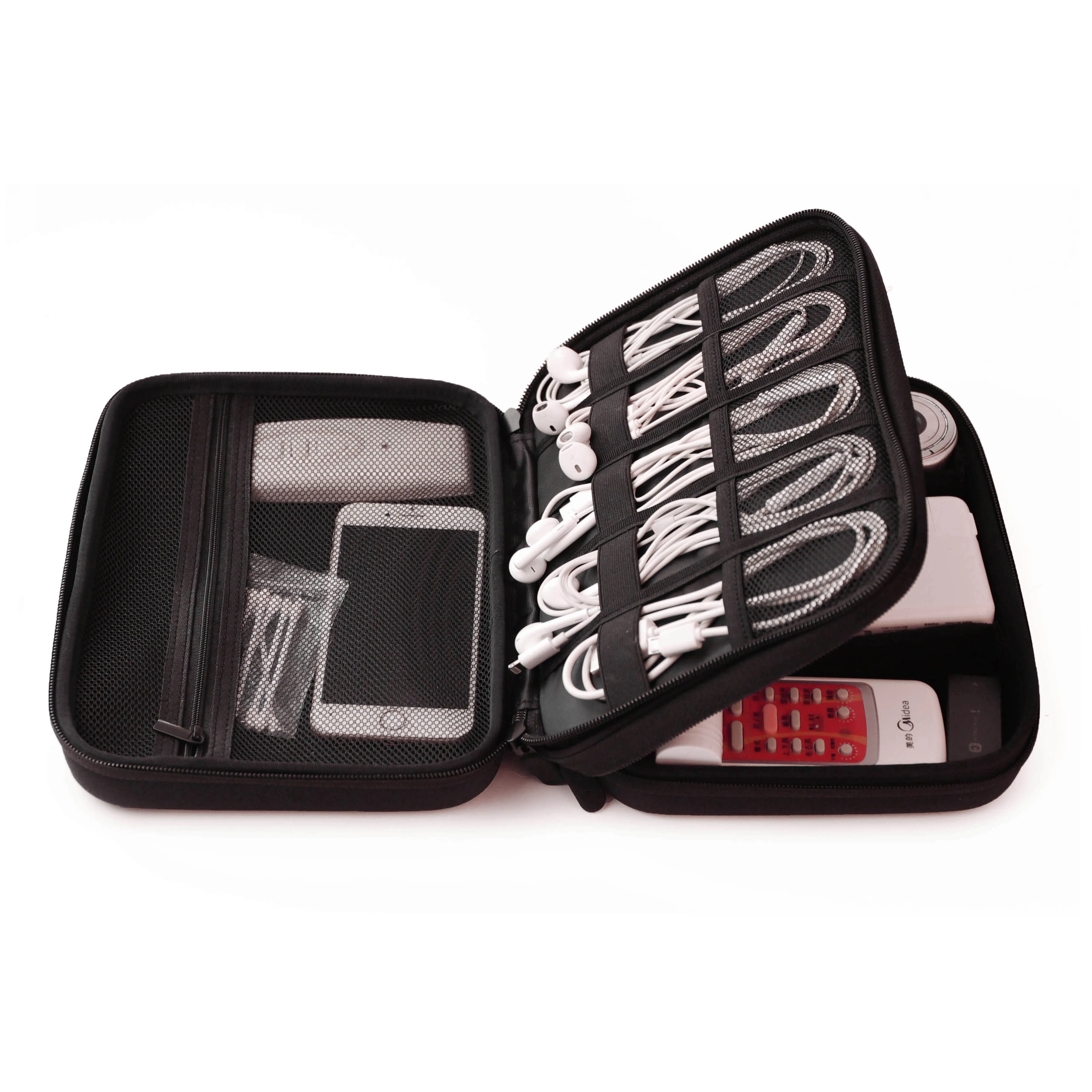 Custom Logo Electronic Travel Organizer Bag Pouch for USB Cable Accessories