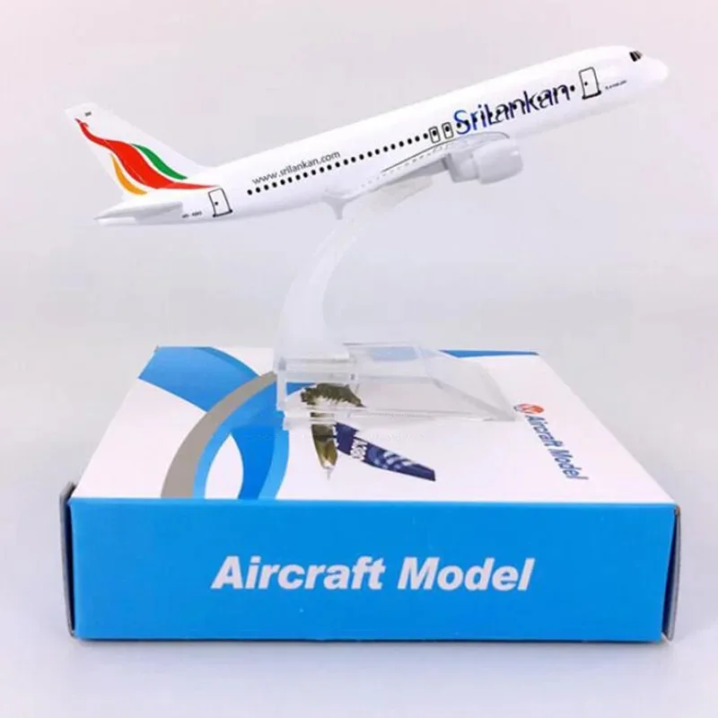 16cm 1/400 Scale Srilankan Airlines Airbus 320-200 Model Airplane for Sale