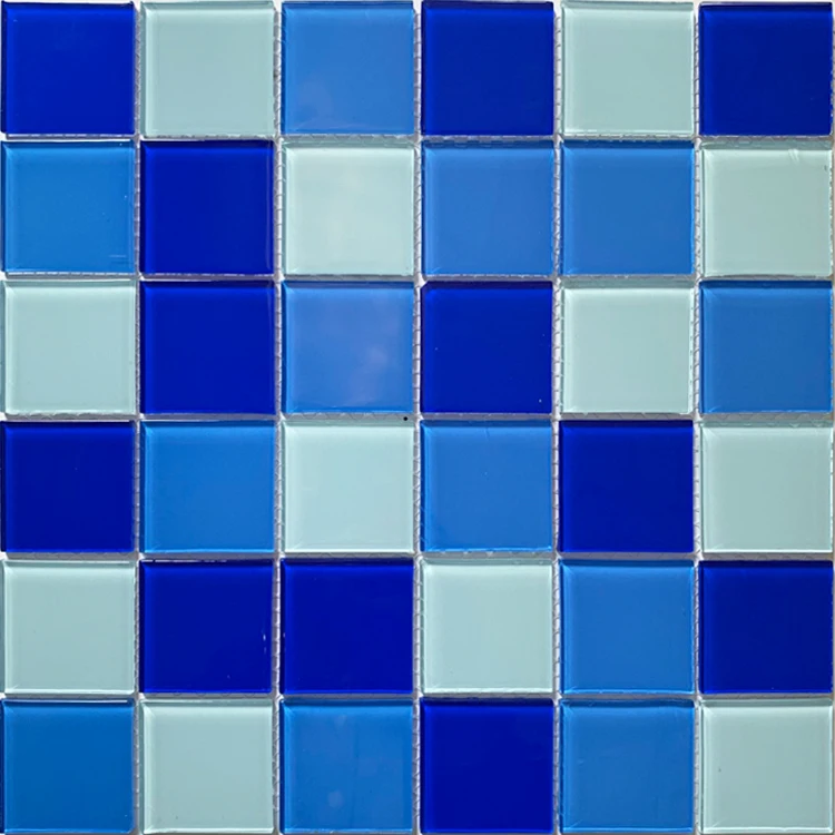 Цветная оптовая продажа низкая цена стеклянная мозаичная мозаика бассейн 48x4 8 мм/23x23 мм плитка для бассейна отелей спа-вилл и т.