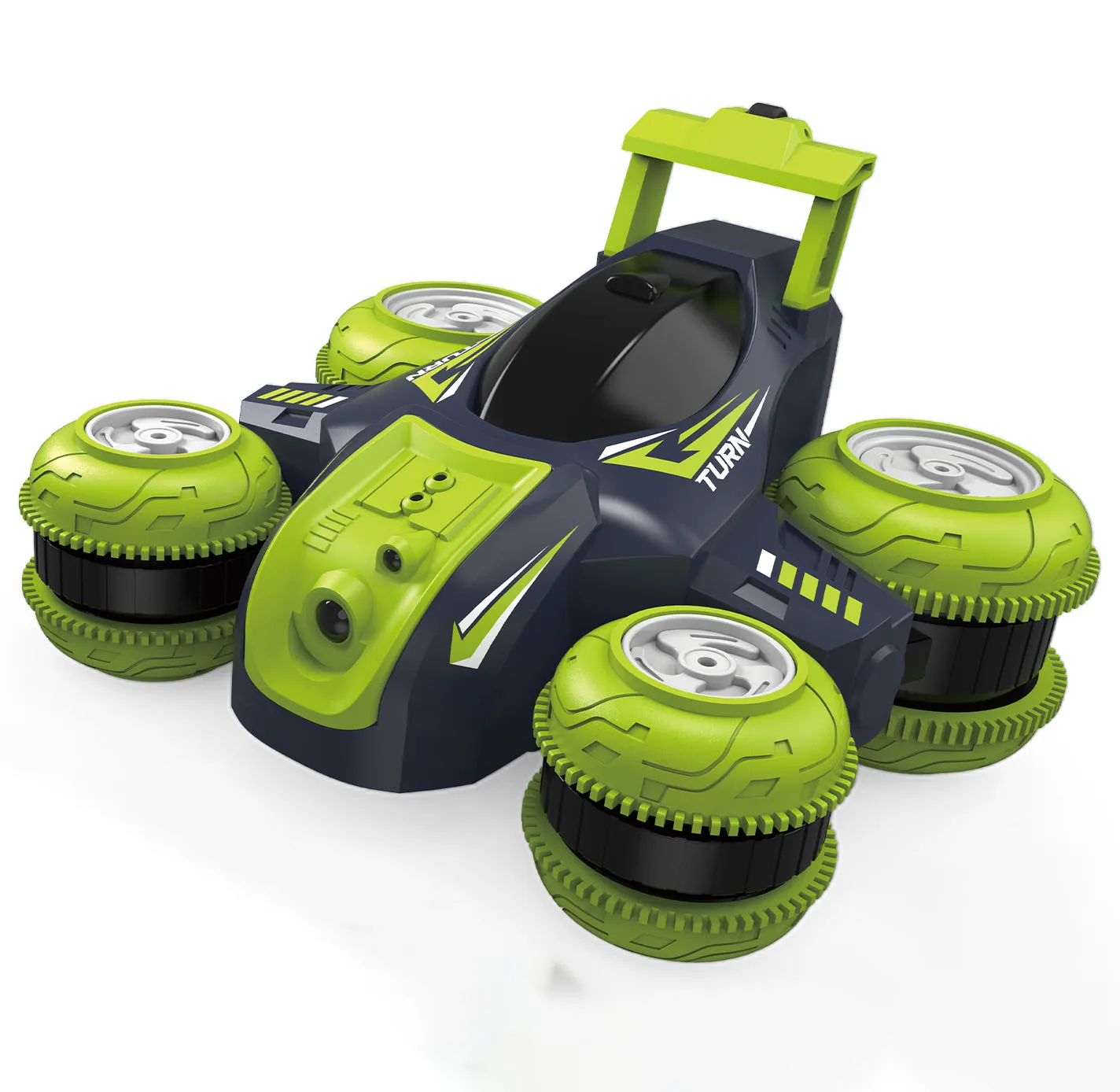 Dwi Dowellin 1:24 Remote Control 360 Degree Rotating Transforming RC Cars with Lights Music 4WD Drift RC Stunt Deformation Car