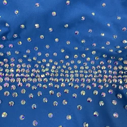 Wholesale Custom Vintage Streetwear Bling Sequins Embroidery Hot Drilling Drop Shoulder Heavyweight t-Shirts